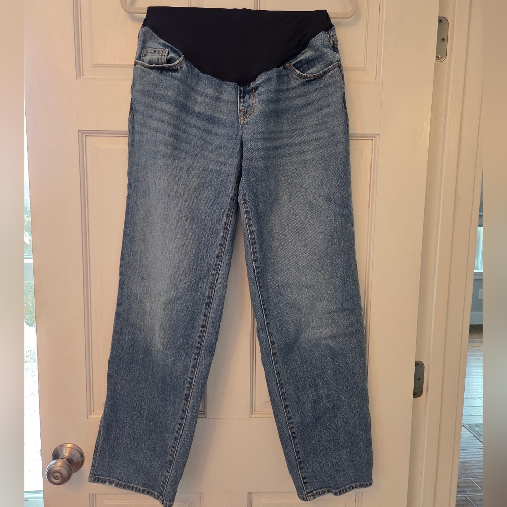 Old Navy Boyfriend Fit Full Panel Maternity Size 6